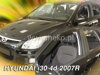 Deflektory HYUNDAI i30 Hatchback od 2007 do 2012 + zadné deflektory