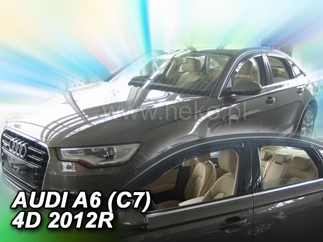 Deflektory AUDI A6 (C7) 2011R.->(+zadné) SEDAN Deflektory AUDI A6 (C7) 2011R.->(+zadné) SEDAN