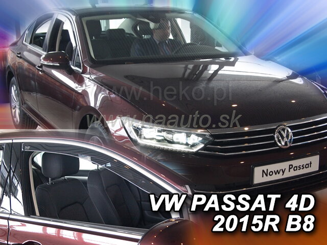 Deflektory VW PASSAT B8 sedan od 2014